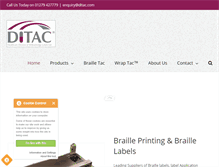 Tablet Screenshot of ditac.com